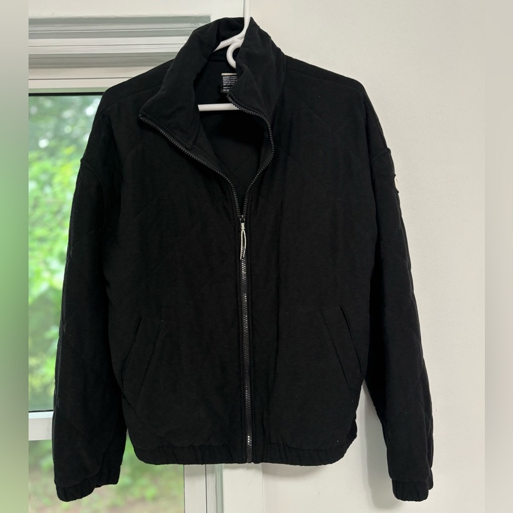 Black Quilted Zip-Up Jacket - Vuori